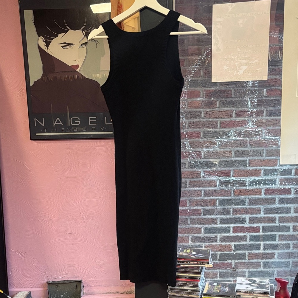 Rachel Zoe Elegant Black Sleeveless Midi Dress - Picture 3 of 4